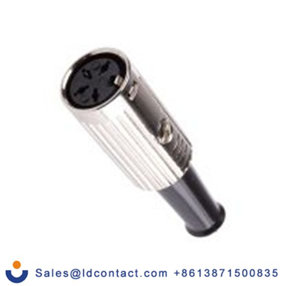 RS PRO,491-194,DIN插座, Standard, 4触芯, 电缆安装, 直向 4A YE-118XMS系列, 100 V ac, 推锁 母插