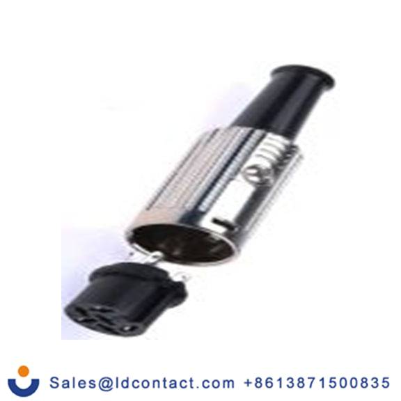 RS PRO,491-207,DIN插座, Standard, 6触芯, 电缆安装, 直向 4A YE-118XMS系列, 100 V ac, 推锁 母插