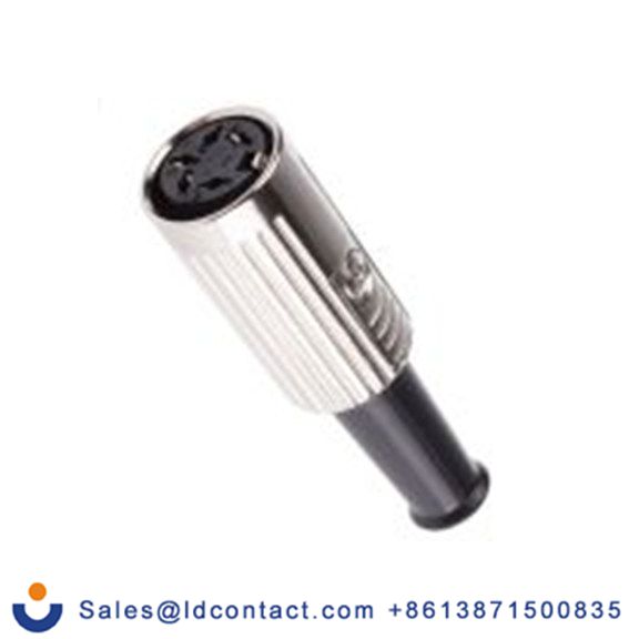 RS PRO,491-213,DIN插座, Standard, 5触芯, 电缆安装, 直向 4A YE-145系列, 100 V ac, 推锁 母插