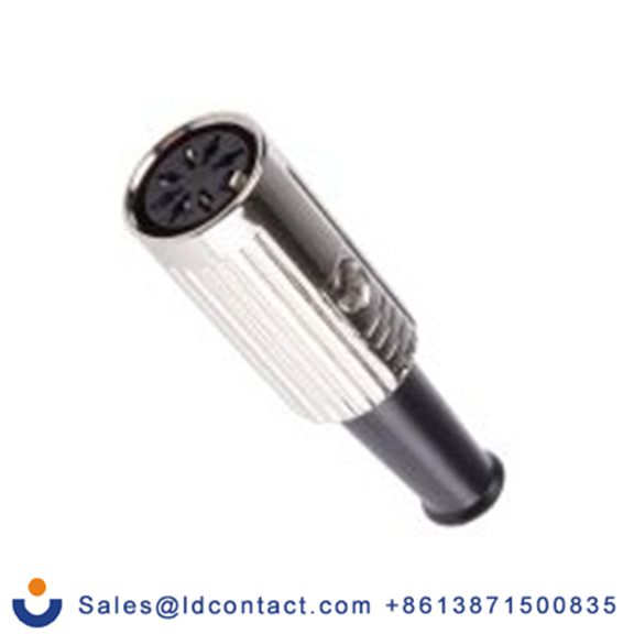 RS PRO,491-229,DIN插座, Standard, 7触芯, 电缆安装, 直向 4A YE-147XS系列, 100 V ac, 推锁 母插