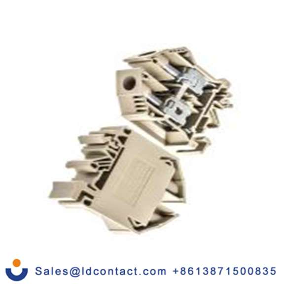 RS PRO,501-724,1 DIN 导轨端子块, 800 V, 2.5 to 35 mm²CSA, 棕色, RK系列