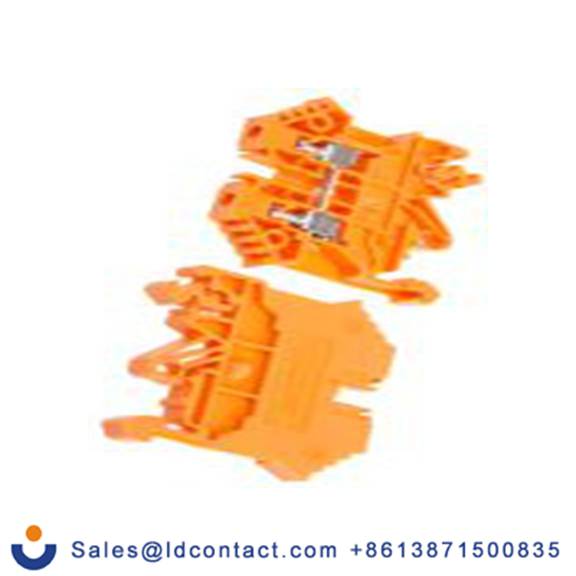 RS PRO,501-730,1 DIN 导轨端子块, 800 V, 0.2 to 2.5 mm²CSA, 橙色