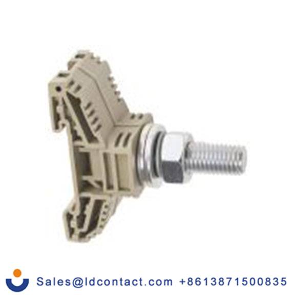 RS PRO,501-910,1 螺柱接线端子, 1 kV, 米色, HSK系列 螺栓