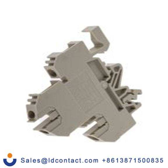 RS PRO,501-998,2 DIN 导轨端子块, 500 V, 0.2 to 4 mm²CSA, 棕色, RKD系列 螺钉