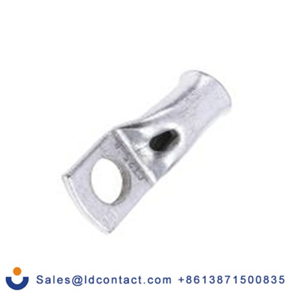 RS PRO,531-071,非绝缘 铜 管状环形接线端子, Φ8.4 mm内环, M8螺栓, 灰色 4 AWG至150 °C CT25系列