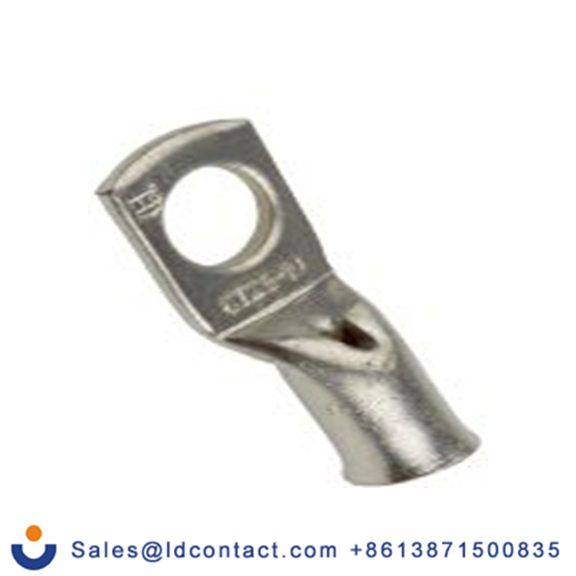 RS PRO,531-087,非绝缘 铜 管状环形接线端子, Φ10.4 mm内环, M10螺栓, 灰色 4 AWG至150 °C CT25系列