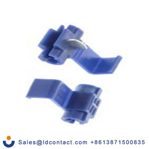 RS PRO,531-352,接头连接器, 水龙头, 蓝色, Φ20 mm, 绝缘, 27 mm总长, 878101系列 14 AWG