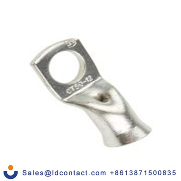 RS PRO,531-908,非绝缘 铜 管状环形接线端子, Φ12.8 mm内环, M12螺栓, 灰色 1 AWG至150 °C CT50系列