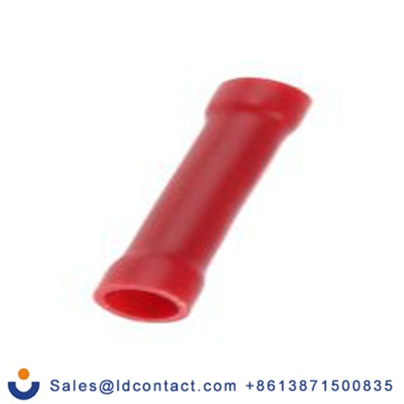 RS PRO,534-288,接头连接器, 对接, 红色, Φ4 mm, 绝缘, 24.5 mm总长, 镀锡触点, 341032VM系列 16 AWG