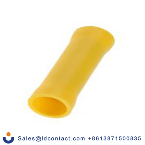 RS PRO,534-519,接头连接器, 对接, 黄色, Φ5.8 mm, 绝缘, 24.5 mm总长, 镀锡触点, 343058VM系列 10 AWG