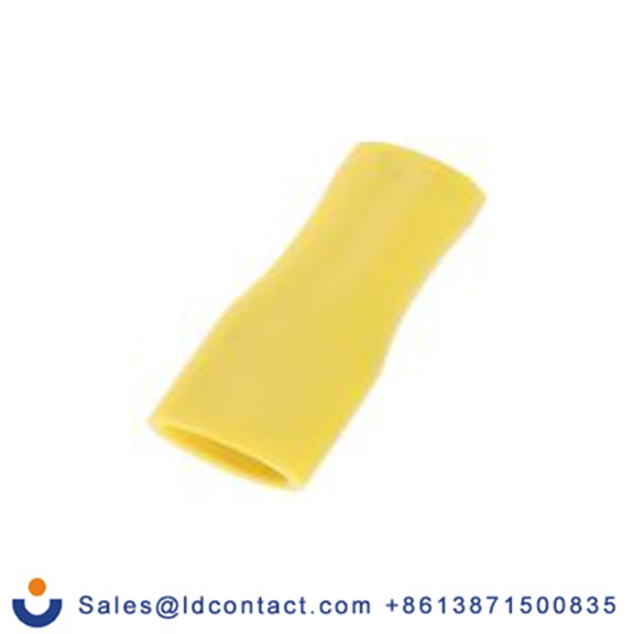 RS PRO,534-553,绝缘 压接端子 母插, 6.3 x 0.8 mm接片, 黄色 插簧端子, 乙烯基绝缘, 镀锡 12 AWG 黄铜触点, 最大线规10 AWG 系列