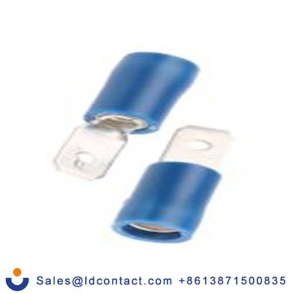 RS PRO,534-856,绝缘 压接端子 公, 4.75 x 0.5 mm接片, 蓝色 插簧端子, 乙烯基绝缘, 镀锡 16 AWG 黄铜触点, 最大线规14 AWG 系列