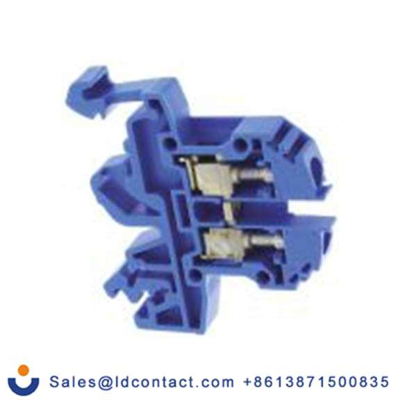 RS PRO,815-644,DIN 导轨端子块, 500 V, 0.2 to 4 mm²CSA, 蓝色, RK系列 螺钉