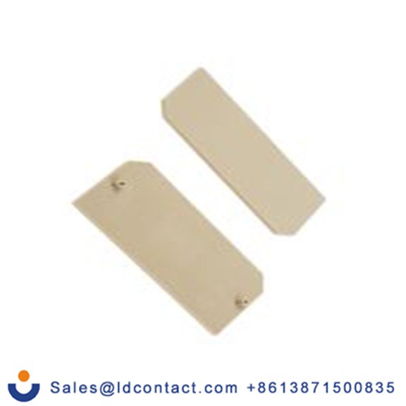 RS PRO,815-745,DIN 导轨端子块 端板, 尼龙 66制, 米色, AP SI系列