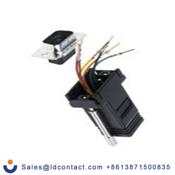 RS PRO,818-659,D-Sub 适配器 公, 9路D-Sub 公转RJ11 母插 母插