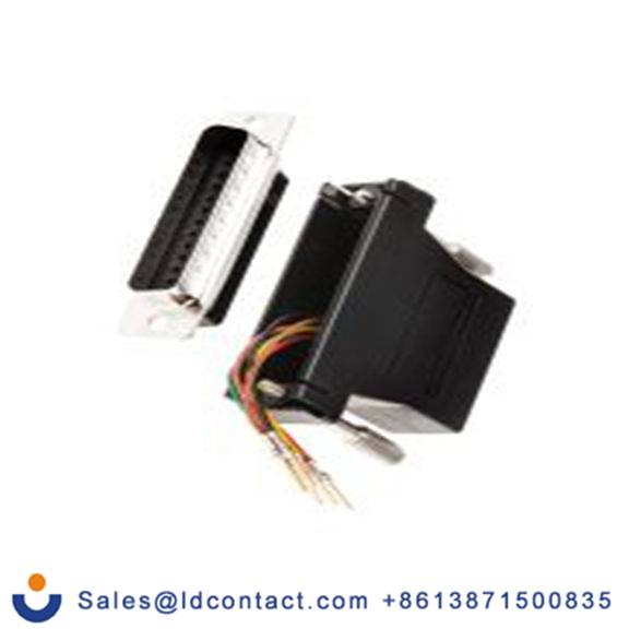 RS PRO,818-671,D-Sub 适配器 公, 25路D-Sub 公转RJ11 母插 母插