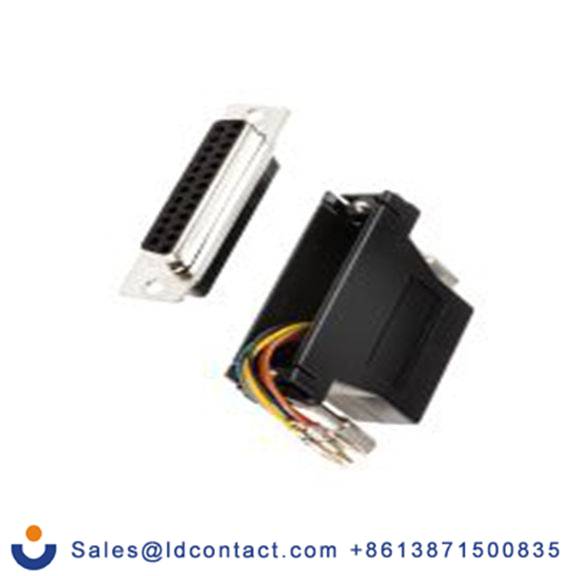 RS PRO,818-687,D-Sub 适配器 母插, 25路D-Sub 母插转RJ11 母插, 压嵌安装 母插