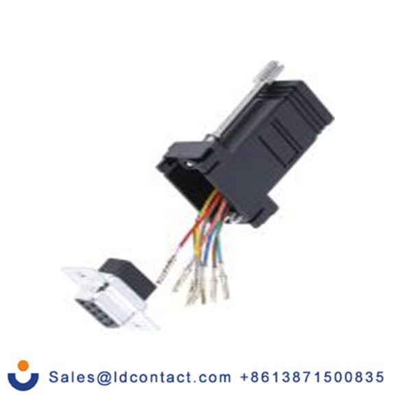 RS PRO,818-700,D-Sub 适配器 母插, 9路D-Sub 母插转RJ45 母插, 咬接引脚安装 母插