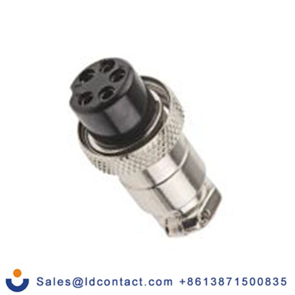 RS PRO,111-5757,Miniature 圆形连接器 插头, 5芯, 电缆安装, 母插芯, 48 V, ZC系列