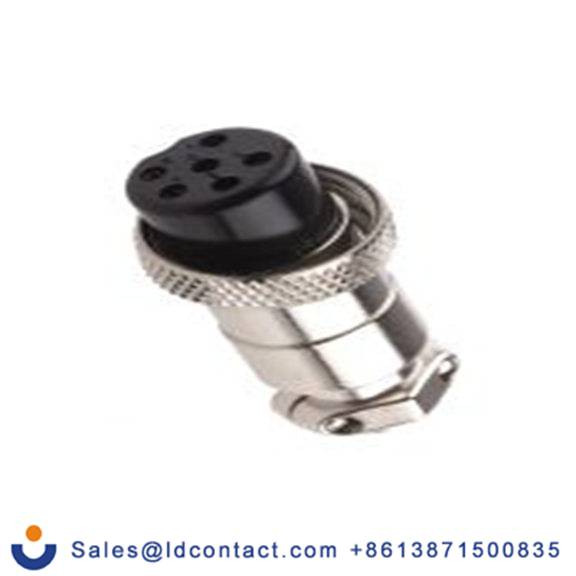 RS PRO,111-5758,Miniature 圆形连接器 插头, 6芯, 电缆安装, 母插芯, 48 V, ZC系列