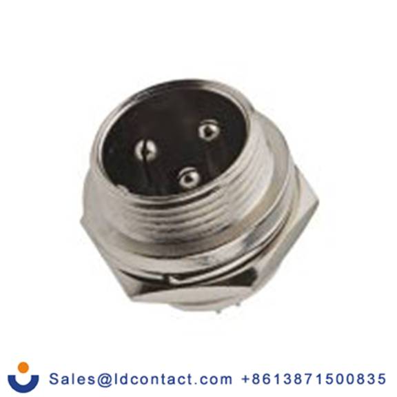 RS PRO,111-5761,Miniature 圆形连接器 插座, 3芯, 面板安装, 公芯, 48 V, ZC系列