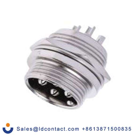 RS PRO,111-5762,Miniature 圆形连接器 插座, 4芯, 面板安装, 公芯, 48 V, ZC系列