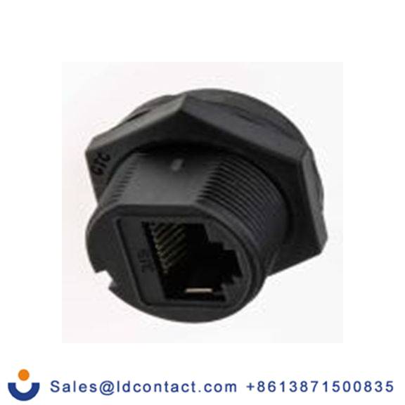 RS PRO,111-6735,RJ45 母插 五类, 面板安装 RJ45 连接器, 1口, 屏蔽, 直向, IP40 GTC Sealed系列