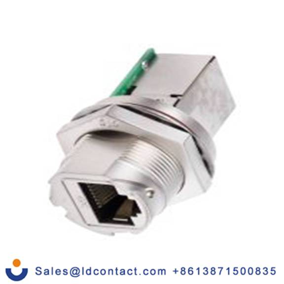 RS PRO,111-6744,RJ45 母插 五类, 面板安装 RJ45 连接器, 1口, 屏蔽, 直向, IP68 GTC Sealed系列