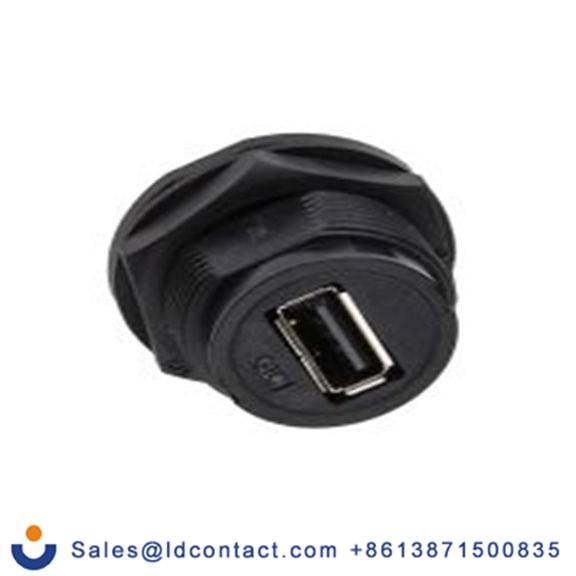 RS PRO,111-6749,USB 连接器, USB A 型 母插, 1端口, 面板安装 直向, IP40 GTC Sealed系列