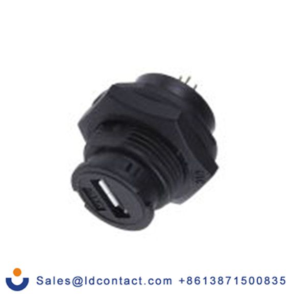 RS PRO,111-6751,USB 连接器, Micro USB AB型 母插, 1端口, 面板安装 直向, IP40 GTC Sealed系列