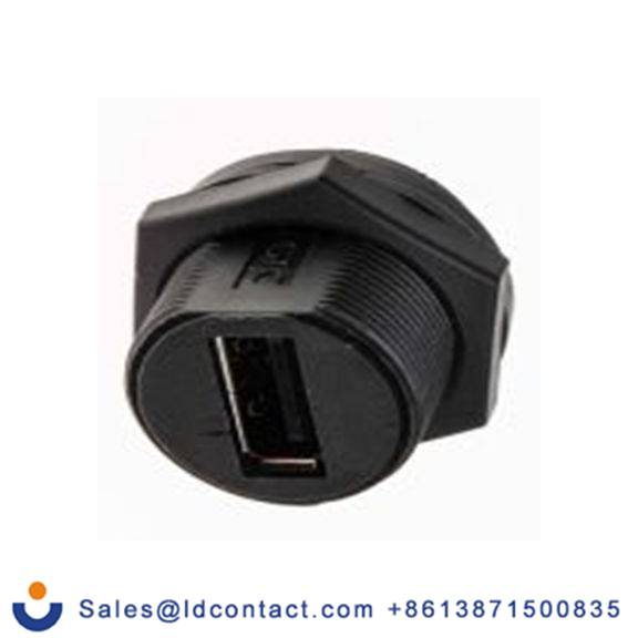 RS PRO,111-6760,USB 连接器, 微型 USB型 母插, 1端口, 面板安装 直向, IP40 GTC Sealed系列