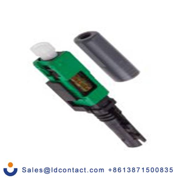 RS PRO,121-4201,SC 光纤连接器, 单模, 9/125 μm光纤尺寸, 0.5dB插入损耗, 单工, APC抛光, 绿色, SC系列