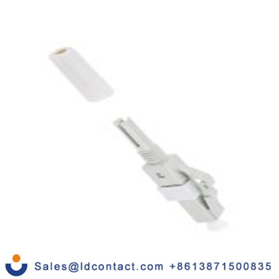 RS PRO,121-4219,LC 光纤连接器, 多模, 50/125 μm光纤尺寸, 0.4dB插入损耗, 单工, PC抛光, 米色, OM3类型, LC系列