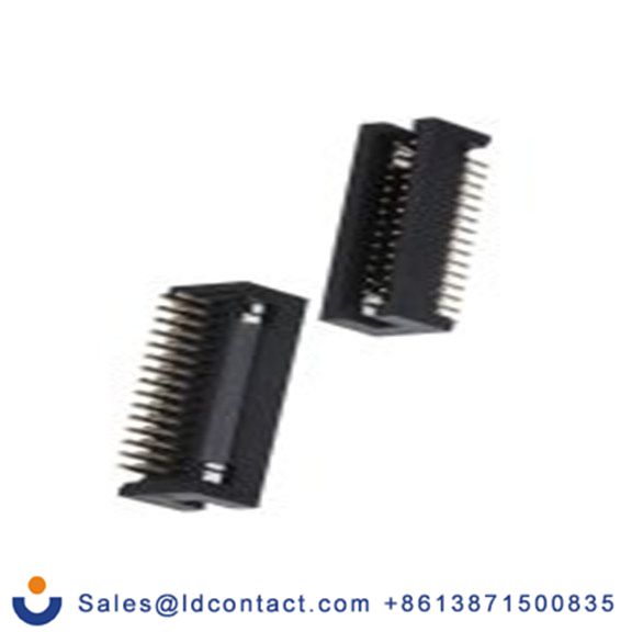 RS PRO,121-6533,30p 2排 PCB 针座 直向 线对板连接器, 1.27 mm间距, 3000 V, 通孔安装 覆盖