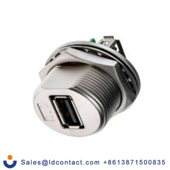 RS PRO,122-3021,USB 连接器, USB A 型 母插, 1端口, 面板安装 直向 GTC Sealed系列