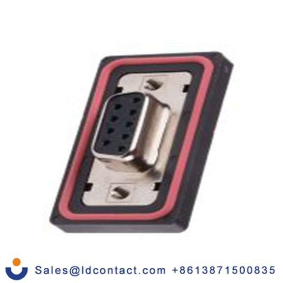 RS PRO,122-3035,9针 D-SUB 直向, 面板安装 D-sub 连接器, 1.0 kV 母插 GTC Sealed系列