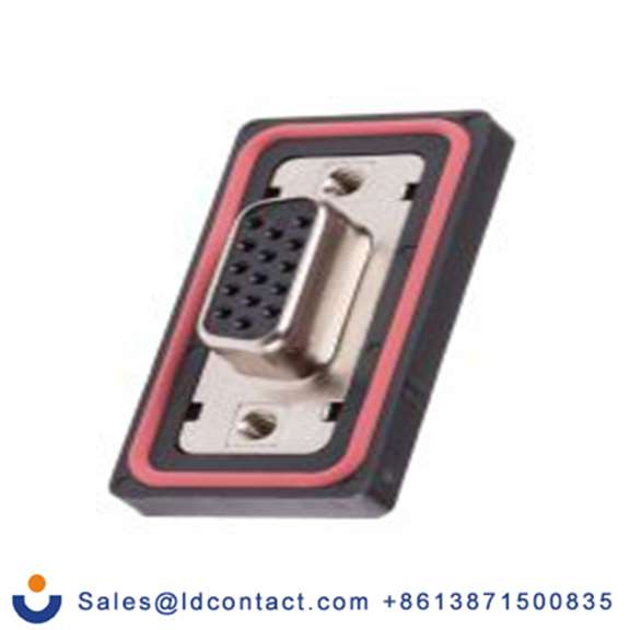 RS PRO,122-3037,15针 D-SUB 直向, 面板安装 D-sub 连接器, 1.0 kV 母插 GTC Sealed系列