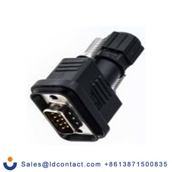 RS PRO,122-3044,9针 D-SUB 直向, 电缆安装 D-sub 连接器, 1 kV ac 公 GTC Sealed系列