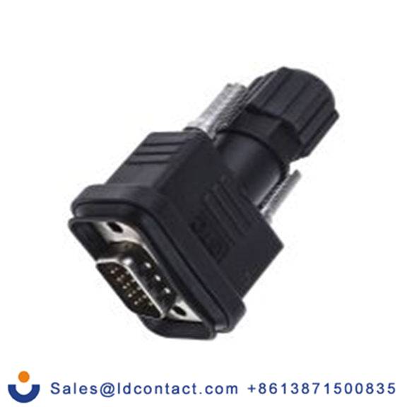 RS PRO,122-3046,15针 D-SUB 直向, 电缆安装 D-sub 连接器, 1 kV ac 公 GTC Sealed系列