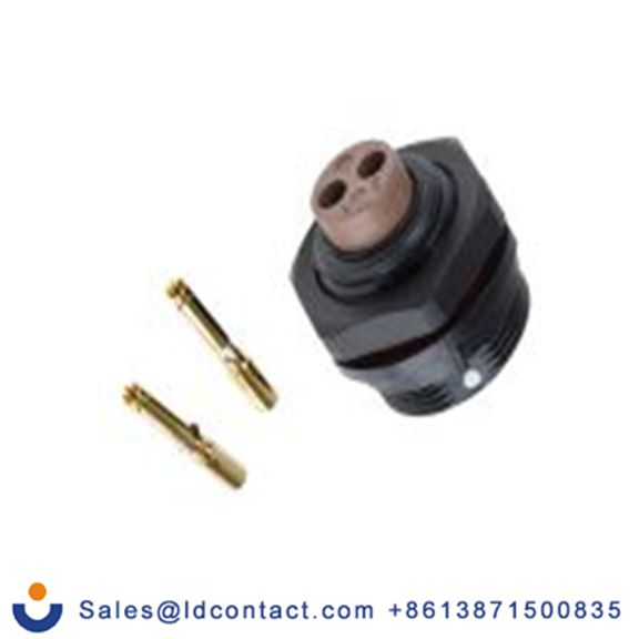 RS PRO,124-6652,Standard 圆形连接器 插座, 2芯, 正面安装, 母插芯, 500 V, IP68, SP17系列