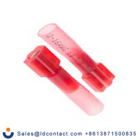 RS PRO,125-1974,绝缘 压接端子 母插, 6.35 x 0.8 mm接片, 红色 插簧端子, 镀锡 22 AWG 黄铜触点, 最大线规16 AWG 系列