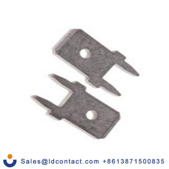 RS PRO,125-2006,非绝缘 焊接端子 公, 6.35 x 0.8 mm接片, 银色 插簧端子, 镀锡 黄铜触点 系列