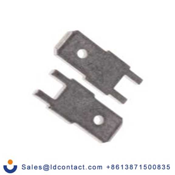 RS PRO,125-2008,非绝缘 焊接端子 公, 6.35 x 0.8 mm接片, 银色 插簧端子, 镀锡 黄铜触点 系列