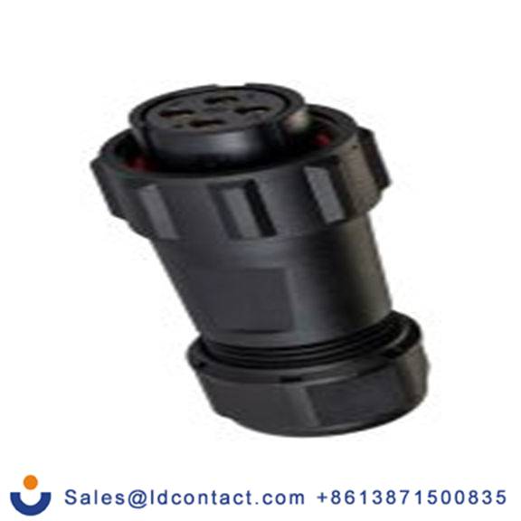 RS PRO,131-6384,Standard 圆形连接器 插头, 4芯, 电缆安装, 母插芯, 500 V, IP68, SP21系列