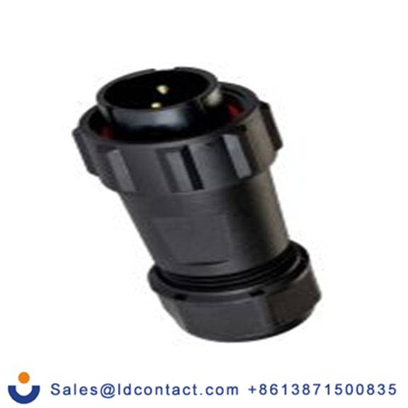 RS PRO,131-6386,Standard 圆形连接器 插头, 2芯, 电缆安装, 公芯, 500 V, IP68, SP21系列