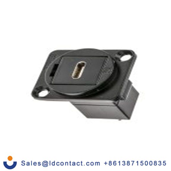 RS PRO,143-8923,USB 连接器, USB C 型, 2端口, 面板安装 直向 CP30211MB系列