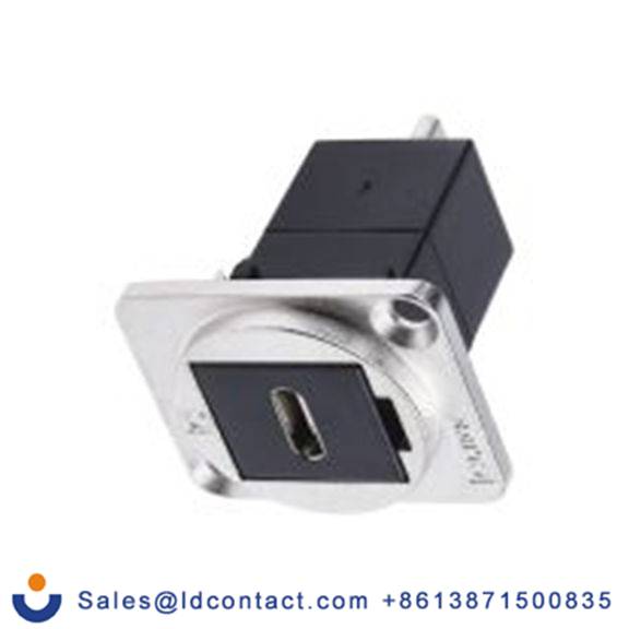 RS PRO,143-8924,USB 连接器, USB C 型, 1端口, 面板安装 直向 CP30211M系列