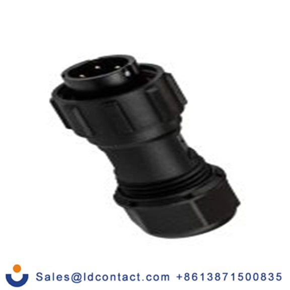 RS PRO,144-4188,Standard 圆形连接器 插头, 4芯, 电缆安装, 公芯, 500 V, IP68, SP17系列