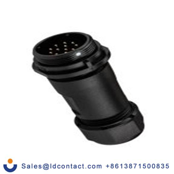 RS PRO,144-4198,Standard 圆形连接器 插座, 12芯, 电缆安装, 公芯, 400 V, IP68, SP21系列