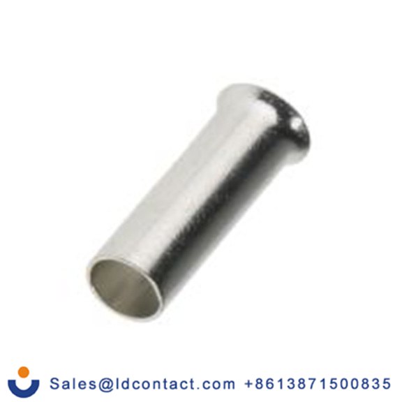 RS PRO,178-7352,非绝缘 压接靴带套圈, Φ3.2 mm x 10 mm引脚, 最大电线尺寸 12 AWG, 总长10 mm